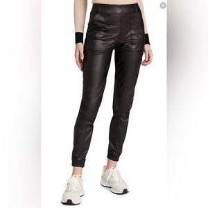 Spanx Faux Leather Track Pants